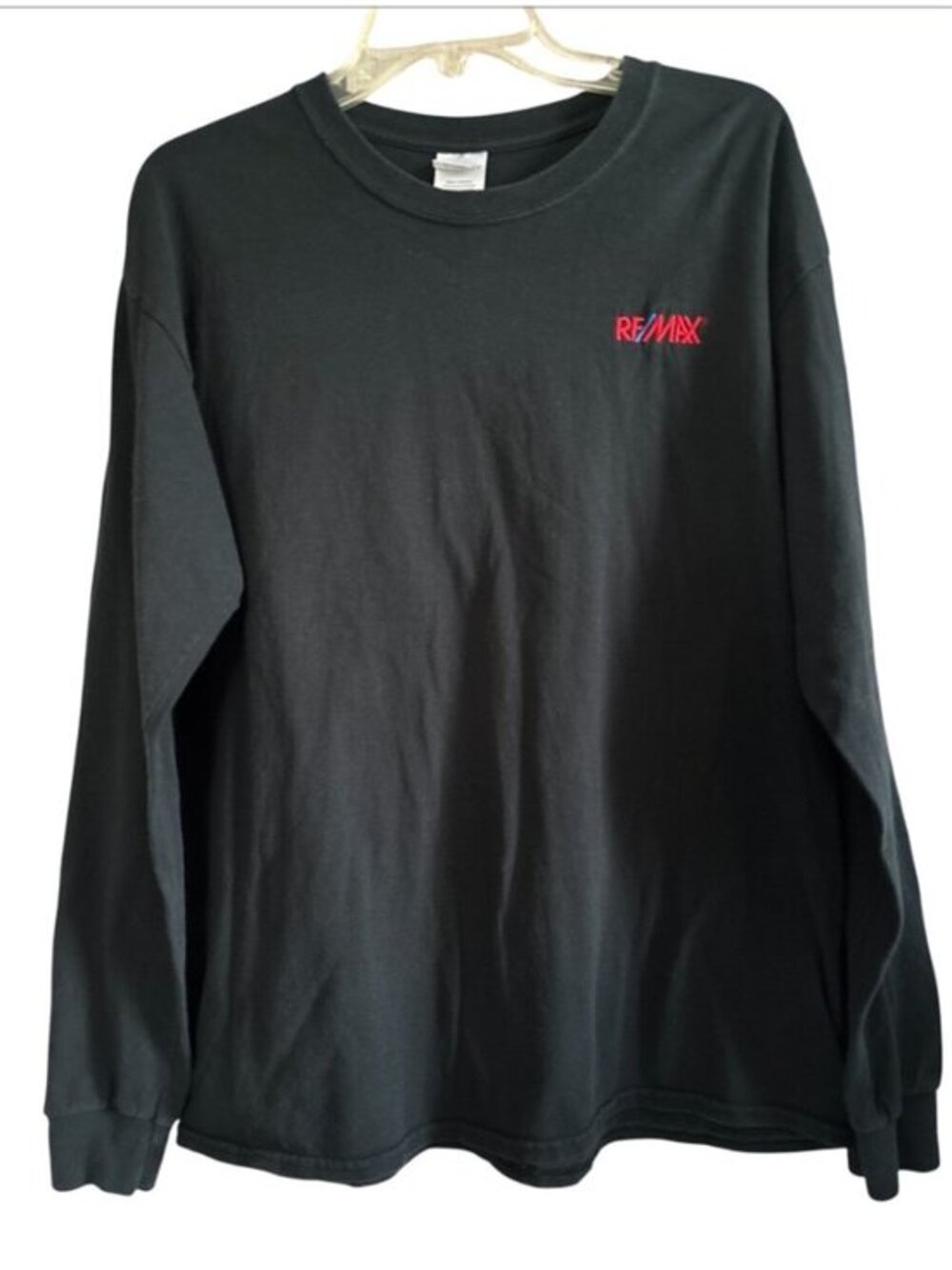 Gildan Heavy Cotton Remax Long Sleeve T-shirt Business Office Size Large